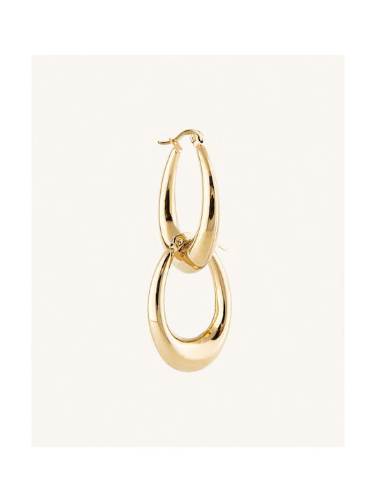 StanStefan Earrings Hoops made of Steel Gold Plated