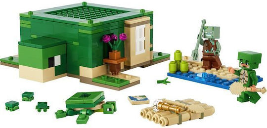 LEGO Minecraft Turtle Beach House για 8+ Ετών