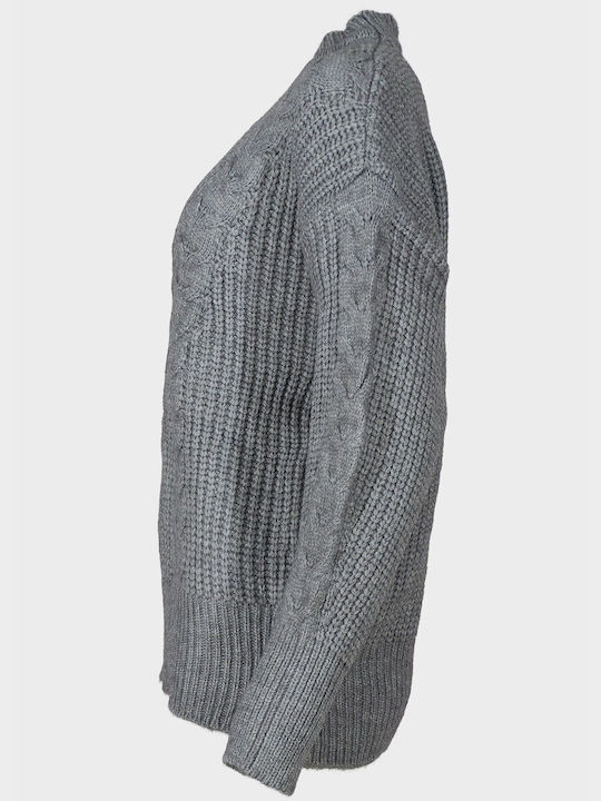 G Secret Women's Long Sleeve Sweater grey