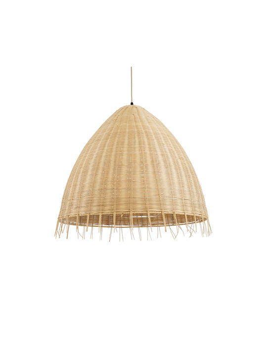 GloboStar Aquatic Pendant Light Beige Boho Grid with Socket E27 60x60cm