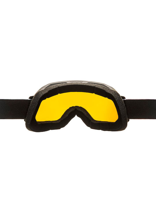 Alpina Masca de schi și snowboard Pentru adulți Negru cu Lentilă în culoarea Portocaliu