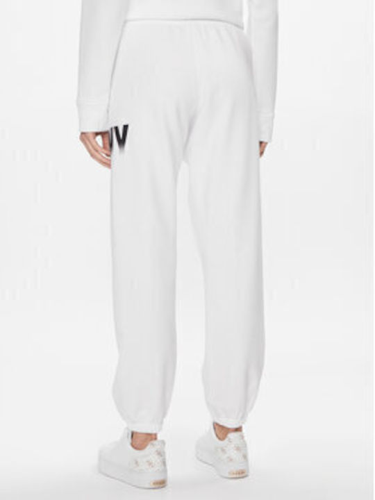 DKNY Pantaloni de trening pentru femei white