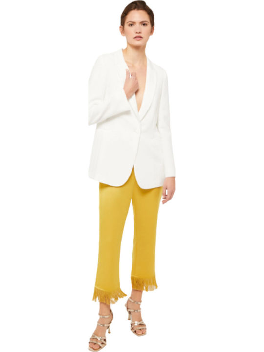 Pennyblack Blazer pentru femei Sacou Alb