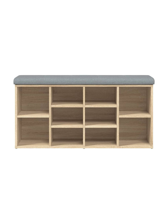 Mobilier de Intrare cu Dulap pentru Pantofi & Bancă Sonoma Oak 102x32x50buc
