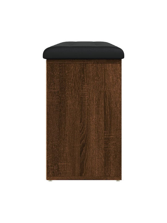 Mobilier de Intrare cu Dulap pentru Pantofi & Bancă Brown Oak 102x32x50cm