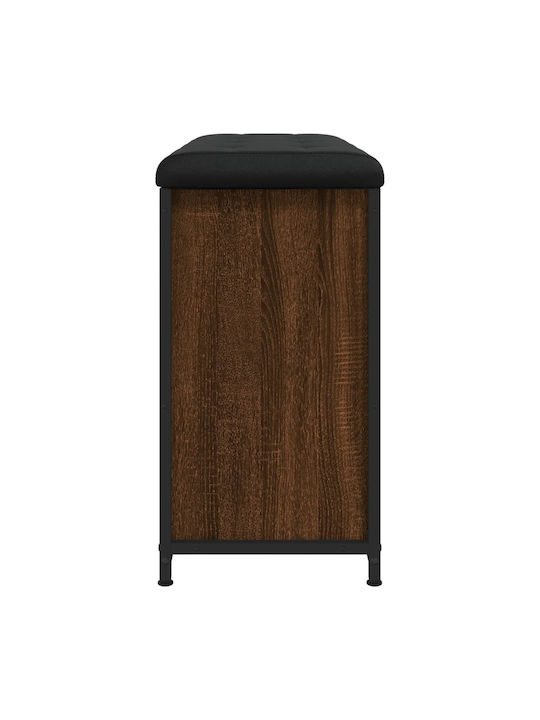 Entry Furniture with Shoe Rack & Bench Brown Oak 82x32x56cm