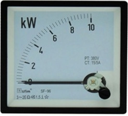 Wattmetru Panou Electric Analogic Trifazat 01.034.0119