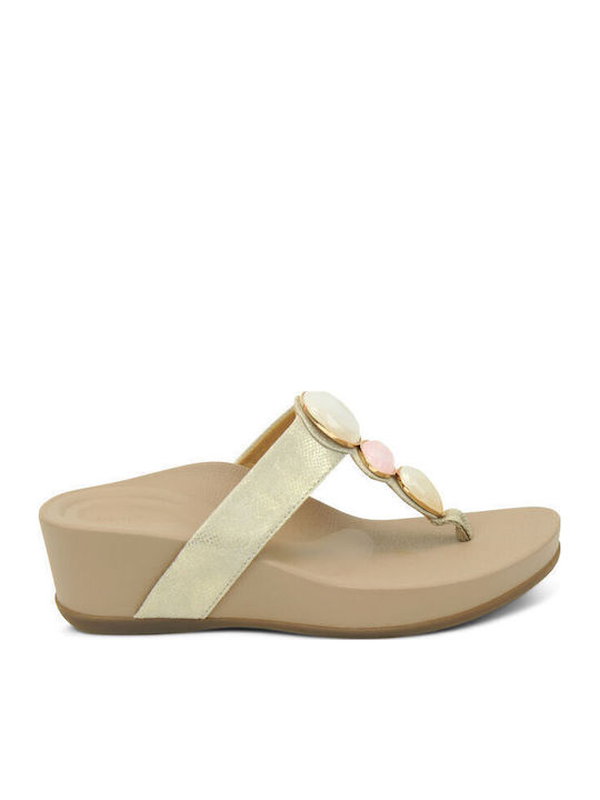 Women's Platform Shoes Gold