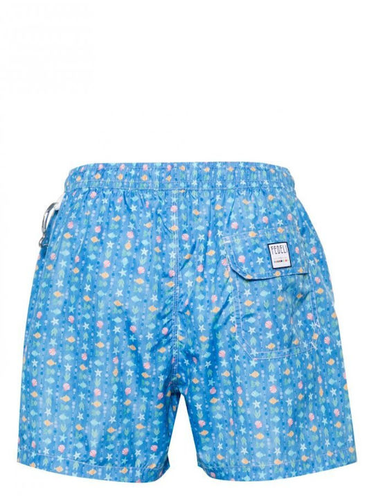 Fedeli Herren Badebekleidung Shorts Blau