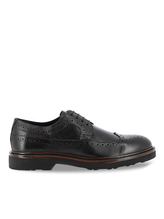 Fratelli Petridi Men's Leather Oxfords Black