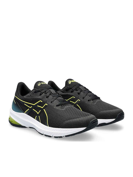 Gt-1000 12 Kids Sports Shoes Running with Laces Black