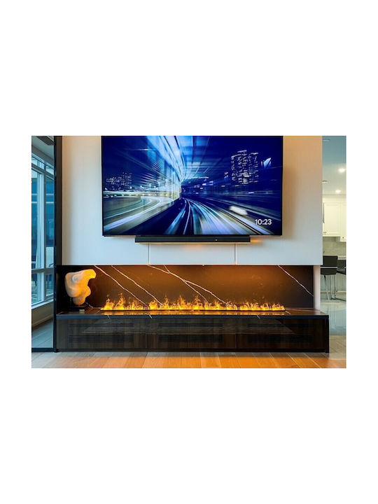 Dimplex Cassette Multi 1000R Wall Mounted Electric Fireplace 420W 101x30cm Gray
