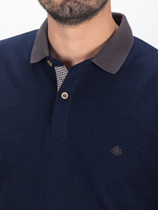 Polo Long Sleeve Blouse Dark Blue