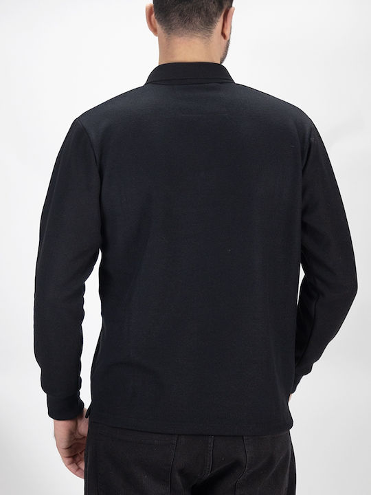 Polo Long Sleeve Blouse Black