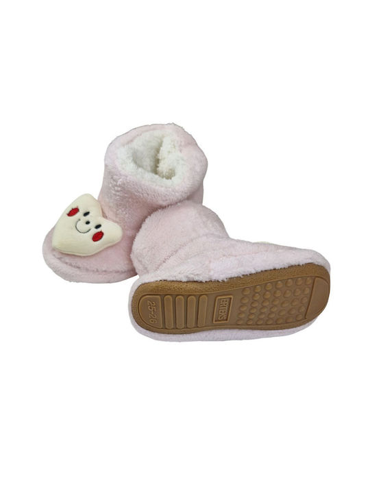 Recos Kids Slippers Boots Pink