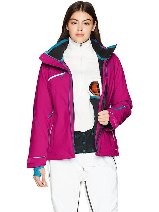 Salomon Speed L38243600 Γυναικείο Μπουφάν για Σκι & Snowboard Ροζ