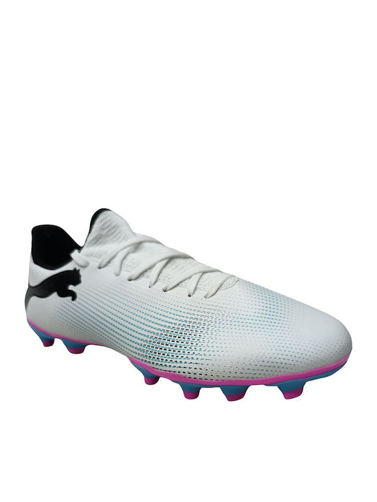 PUMA Future 7 Play Футболни Обувки с Бутони Бели