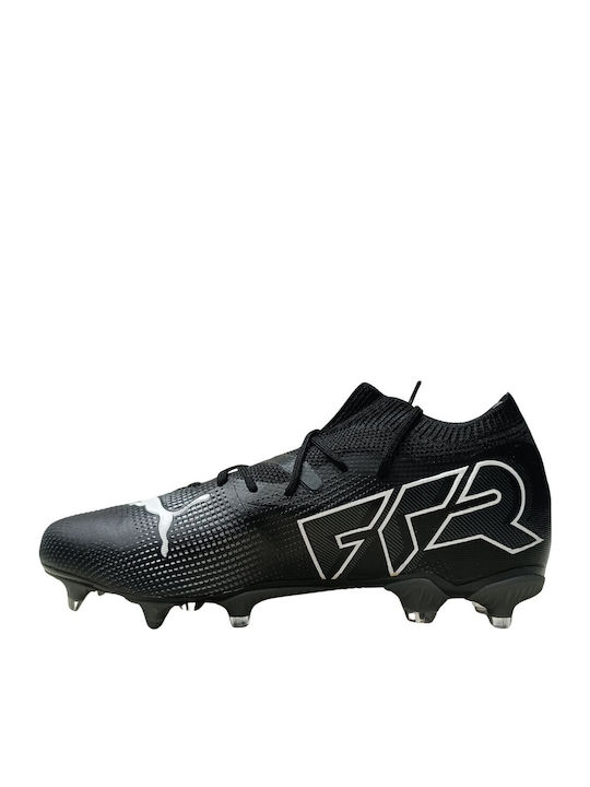 PUMA Future 7 Match Ποδοσφαιρικά Παπούτσια με Τάπες FG/AG Μαύρα