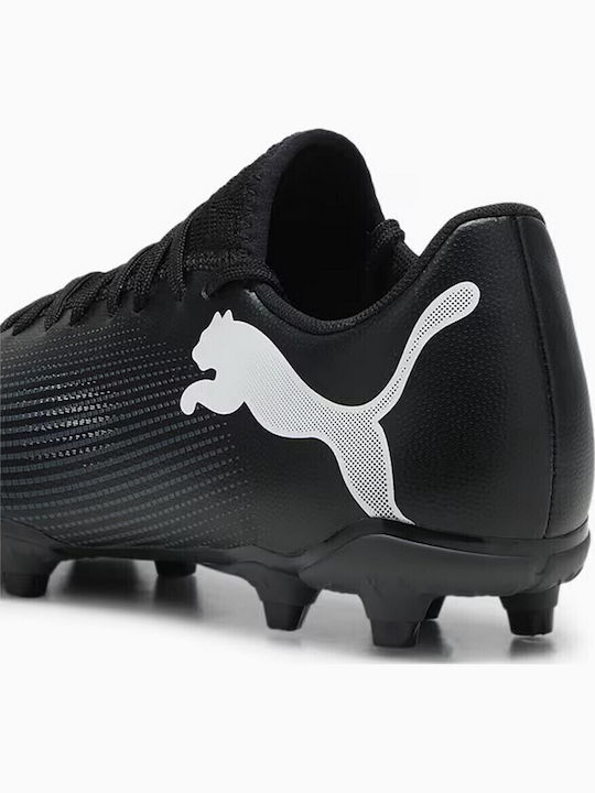 PUMA Future 7 Play Ποδοσφαιρικά Παπούτσια με Τάπες FG/AG Μαύρα