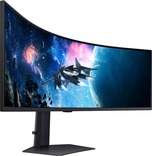 Samsung Odyssey G9 G95C Ultrawide VA HDR Curved Gaming Monitor 49" 5120x1440 240Hz με Χρόνο Απόκρισης 1ms GTG