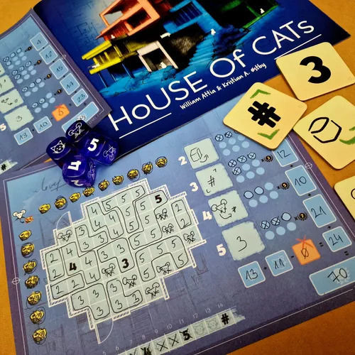 Board Game House Of Cats for 1-6 Players 10+ Years Old (EN) Aporta Games