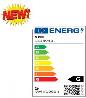 Vito Basis Λάμπα LED 5W 100mm για Ντουί E14 και Σχήμα C37 Ψυχρό Λευκό 416lm