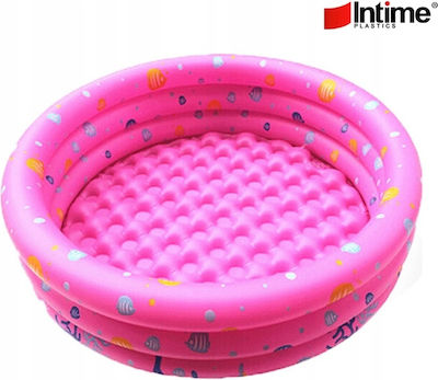 INTIME Kinder Pool PVC Aufblasbar Rosa