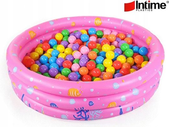 INTIME Παιδική Πισίνα PVC Φουσκωτή Pink