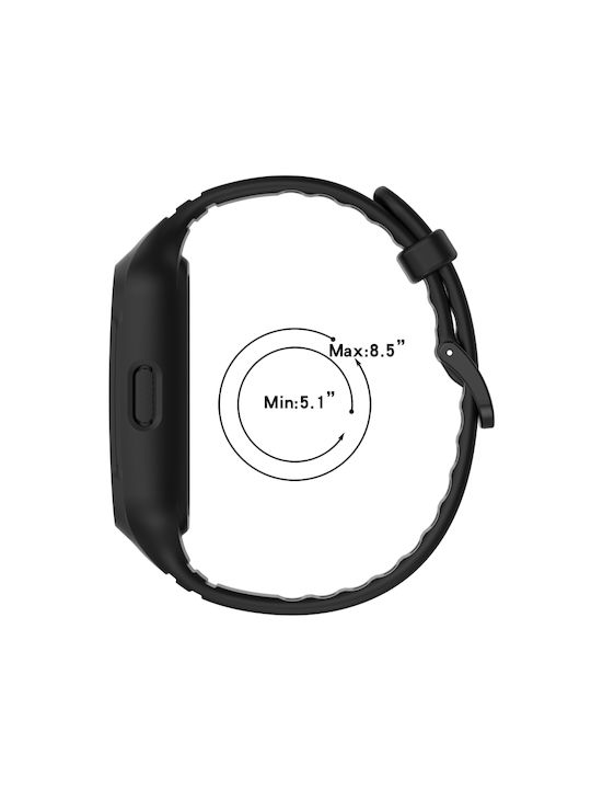Λουράκι Σιλικόνης Μαύρο (Huawei Band 8Honor Band 6)