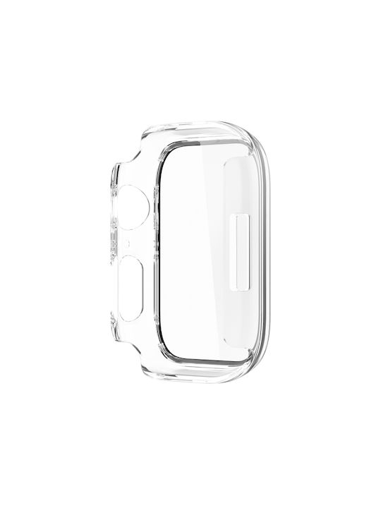 Plastic Case in Transparent color for Apple Watch Series 9 / 8 / 7 41mm.