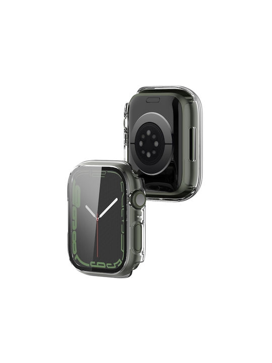 Πλαστική Θήκη σε Διάφανο χρώμα για Apple Watch Series 9 / 8 / 7