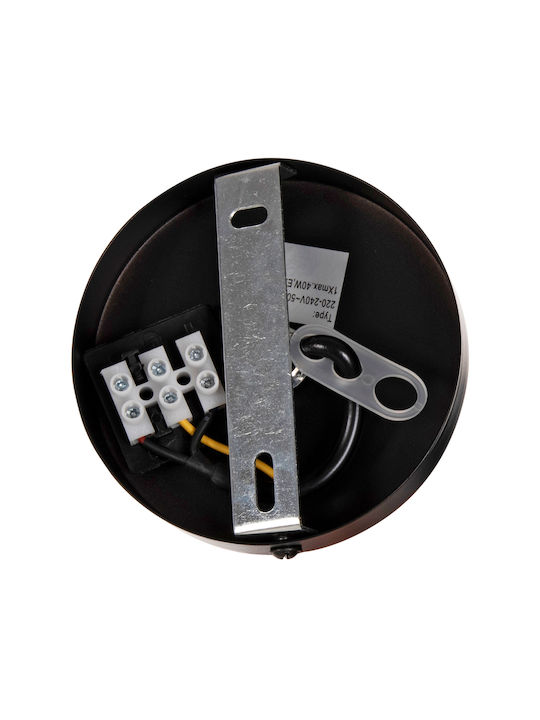 HomeMarkt Pendant Light Black 36cm