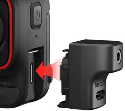 Insta360 ACE/ACE PRO Mic Adapter Audio Accessories for Insta360 Ace Series