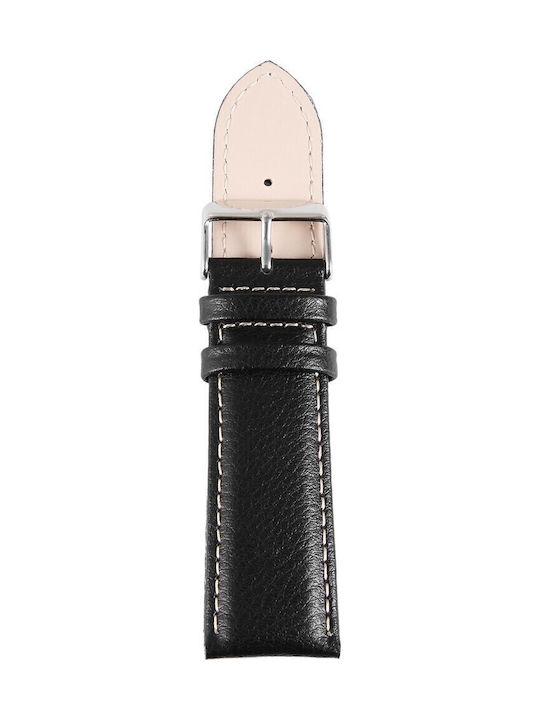 New Era Leather Strap Black 22mm