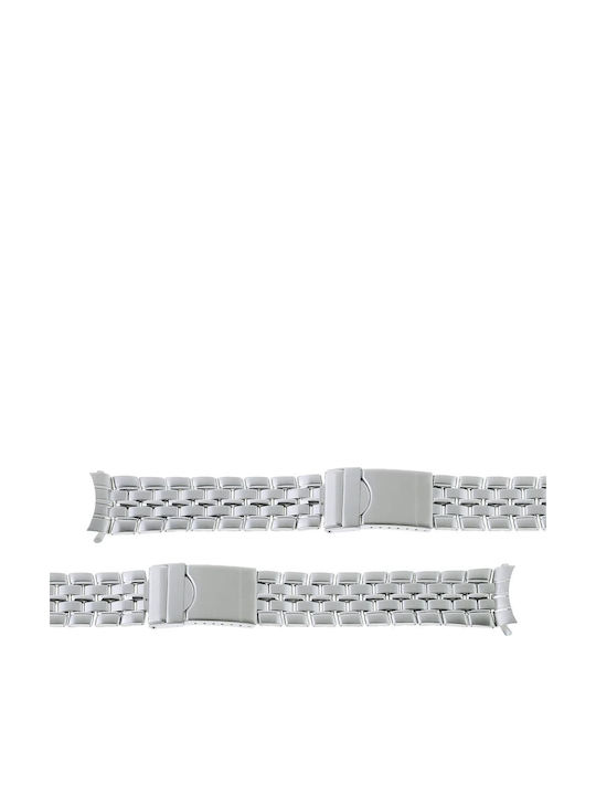 New Era Metallic-Armband Silber 20mm New Era Metallic-Armband Silber 20mm