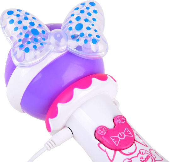 Jokomisiada Microfon Karaoke Alb Pentru 3+ Ani