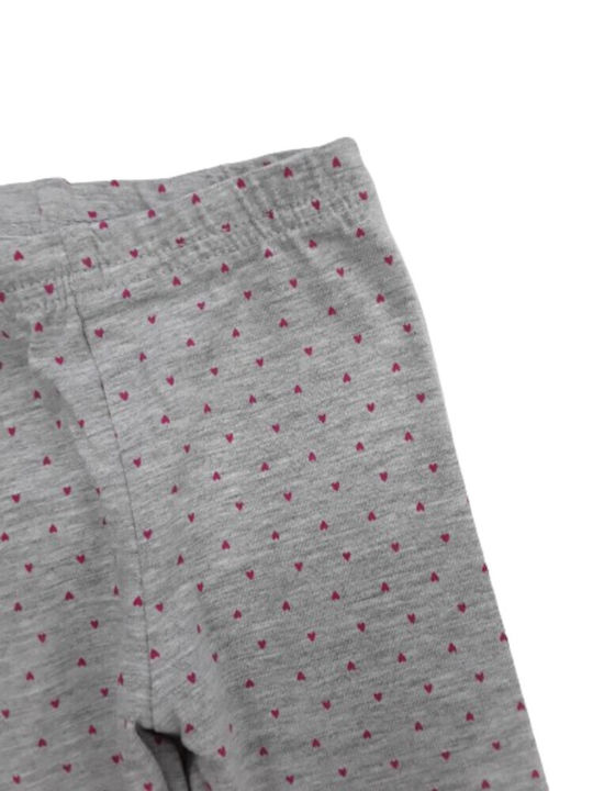 Παιδικό Κολάν Μακρύ Grey Pink