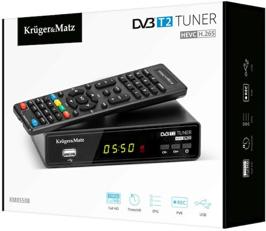 Kruger & Matz KM0550B Mpeg-4 Digital Receiver SD (480p)