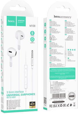 Hoco Earbuds Handsfree with 3.5mm Connector White