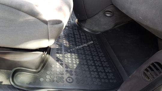 Sahler Trunk Mat Tray Type for Peugeot 807 Fiat Ulysse Citroen C8 Lancia Phedra 2002+ Black