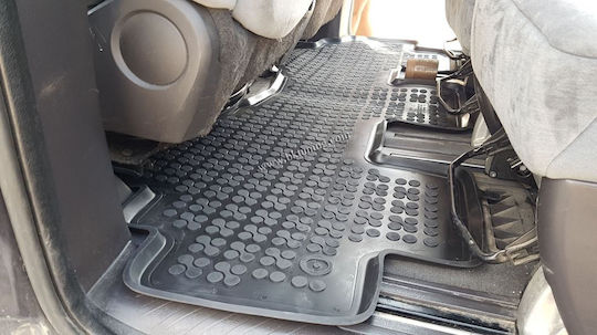 Sahler Trunk Mat Tray Type for Peugeot 807 Fiat Ulysse Citroen C8 Lancia Phedra 2002+ Black