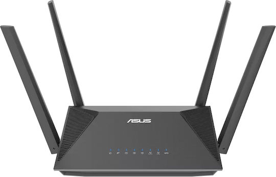 Asus RT-AX52 Ασύρματο Router Wi‑Fi 6 με 3 Θύρες Gigabit