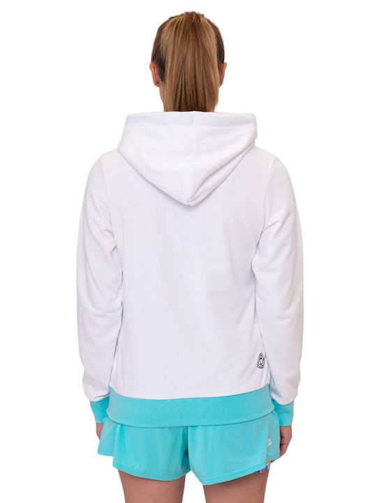 Bidi Badu Women's Hooded Sweatshirt White.