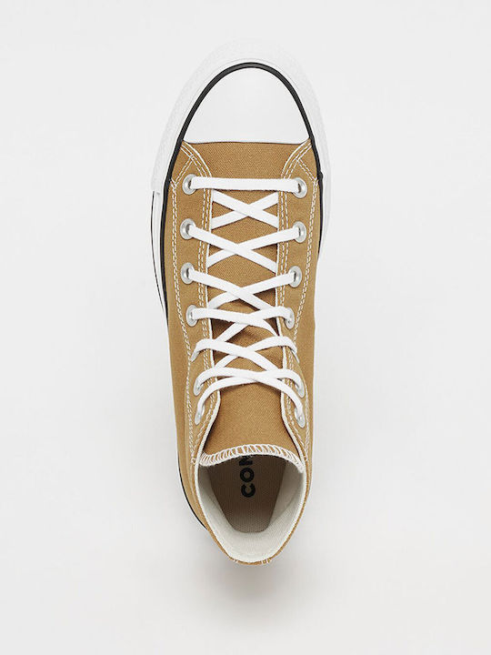 Chuck Taylor All Star Lift Дамски Флатформи Маратонки Tobacco