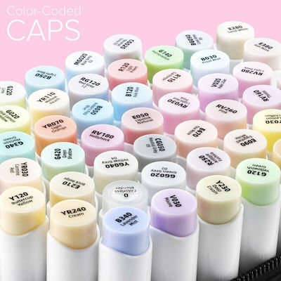 Ohuhu Design Markers Pastel - B 48pcs