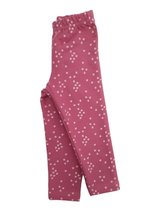 Venere Kids Long Legging Floral Pink