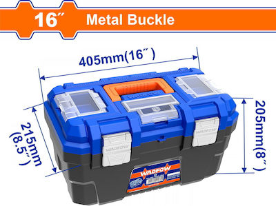 Wadfow Tool Case Plastic with Metal Clasps