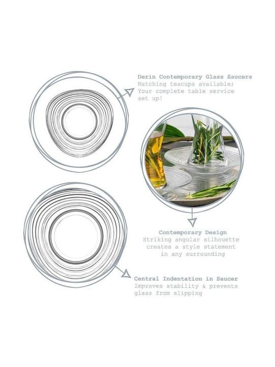 Gurallar Glass Desert Plate Transparent