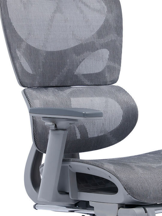 Pakketo Thelonius Executive Chair with Recline and Adjustable Arms Grey