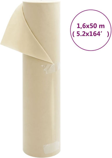 vidaXL 364860 Capac Antigel Țesătură 70gr/m² 1.6x50m Bej